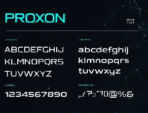 Proxon Sans Serif Modern Font