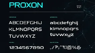 Proxon Sans Serif Modern Font