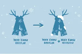 Deer Snow font