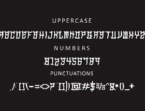 Kamigana font