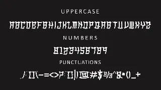 Kamigana font