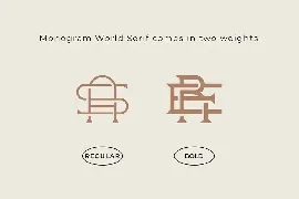 Monogram World Serif font