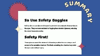 Safety Goggles font