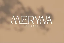 Mergian - Modern Serif font