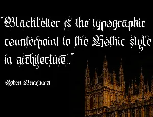 Gold Empire - Blackletter Font