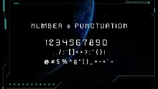 Exo Space Futuristic Display Font