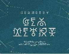 Dritch Geometric Font Duo