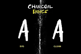 Charcoal Dance - Quirky Handwriting font