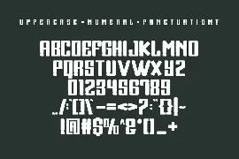 Blafooter Font