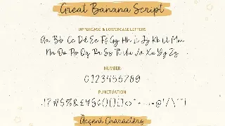 Great Banana Font Duo AS