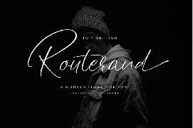 Routerand - Signature Font