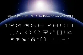 Hello Space font