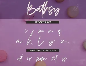 Bathsy Signature Brush Script Font