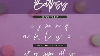 Bathsy Signature Brush Script Font