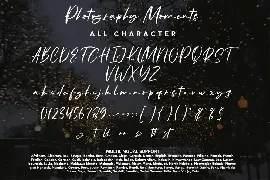 Photography Moments - Modern Calligraphy Font