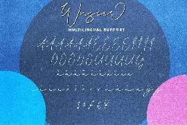 Wascer Modern Script Brush Font