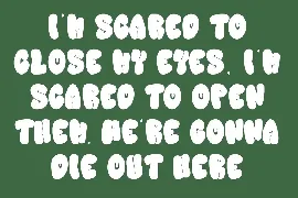 Peek Out Halloween Display Font