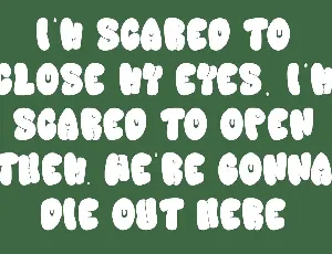 Peek Out Halloween Display Font