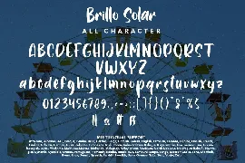 Brillo Solar - Modern Handletter Font