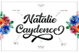 Natalie Caydence - Modern Script font