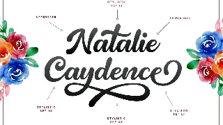 Natalie Caydence - Modern Script font