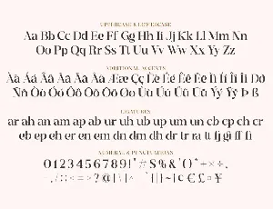 Sangira - Modern Ligature Serif font