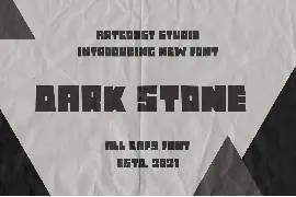 Dark Stone - Extra Bold Font