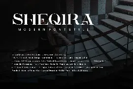 Sheqira - Modern Font