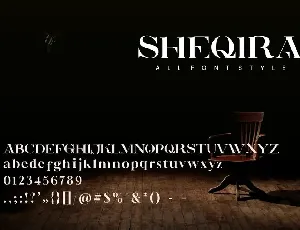 Sheqira - Modern Font