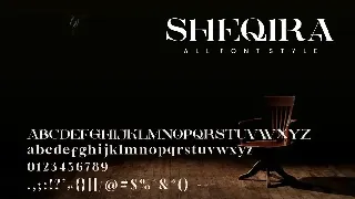 Sheqira - Modern Font