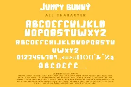 Jumpy Bunny - Cute Display Font