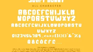 Jumpy Bunny - Cute Display Font