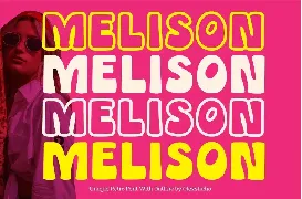 Melison - Retro Font