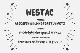 Westac - A Cute Hand Drawn Font