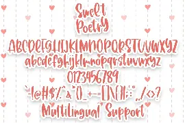 Sweet Poetry font