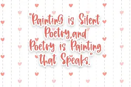 Sweet Poetry font