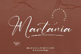 Martania Beautiful Script Font