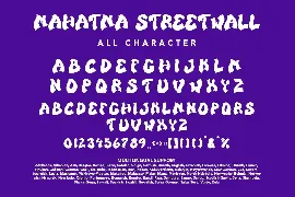 MahatmaStreetwall - Graffiti Font