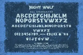 Night Wolf - Cute Halloween Font