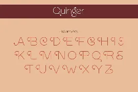 Quinger - Unique Sans Display font