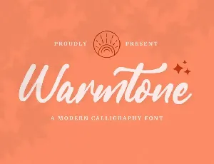 Warmtone - Instagram Font