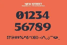 New Street - Bold Display Typeface font