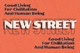 New Street - Bold Display Typeface font