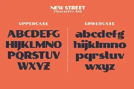 New Street - Bold Display Typeface font