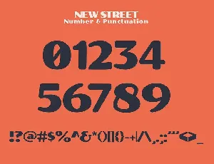 New Street - Bold Display Typeface font