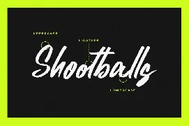 Shootballs - Handwritten Font