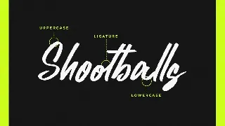 Shootballs - Handwritten Font