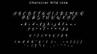 Wild Rose- Handwritten Font