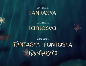 Fantasya Hand Drawn Font