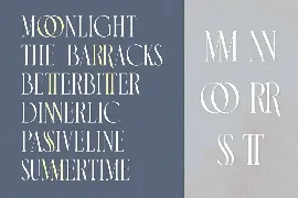 Luxoorea - Stylish Display Serif font